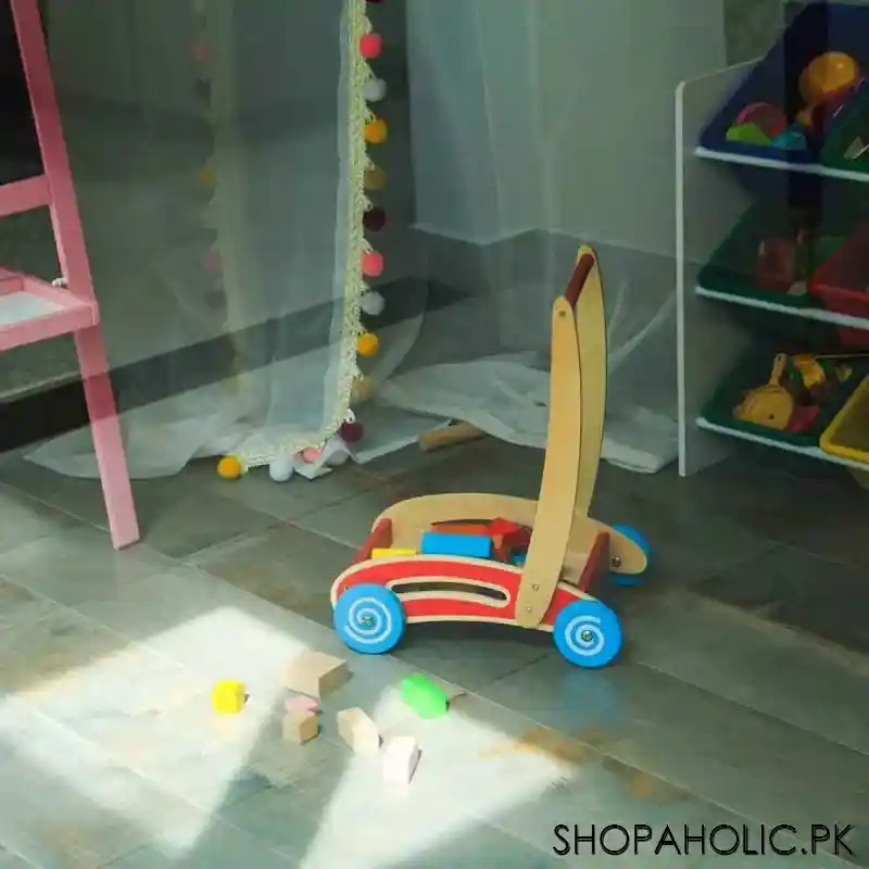 happy wheels wooden toy block cart image3