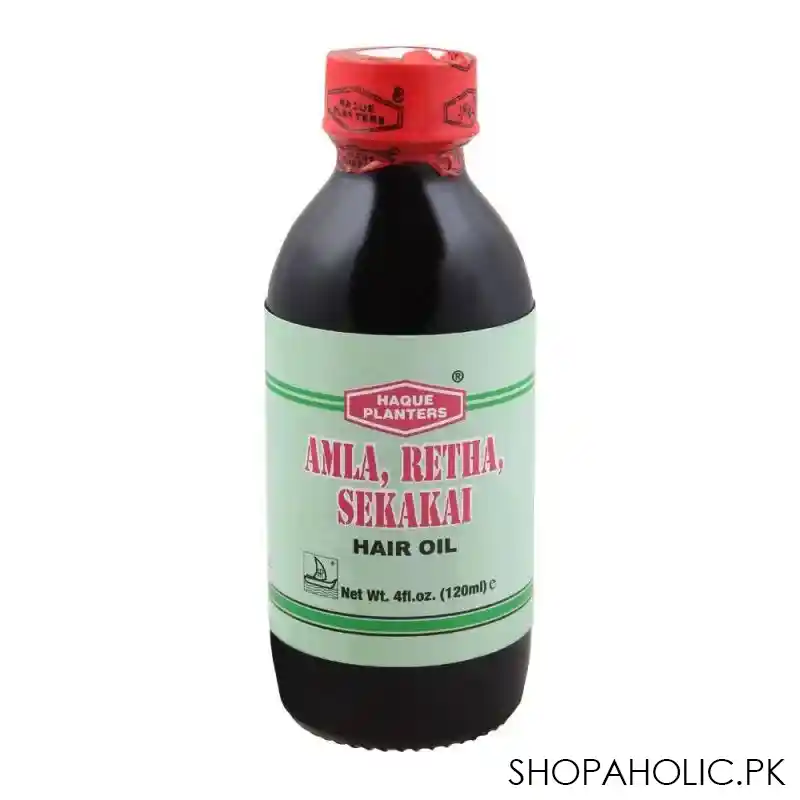 haque planters amla reetha sekakai hair oil, 125ml main image