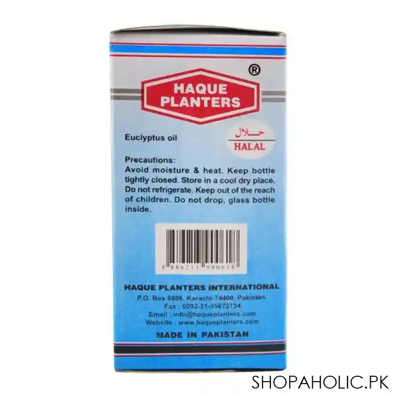 haque planters eucalyptus oil, 30ml image4