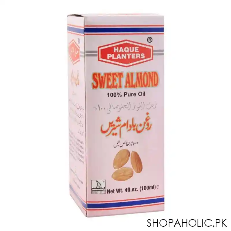 haque planters sweet almond oil, 100ml image2