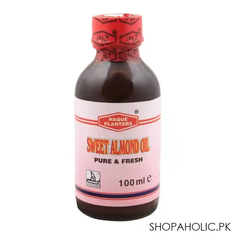 haque planters sweet almond oil, 100ml main image