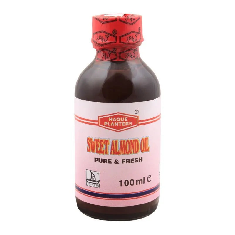 haque planters sweet almond oil, 100ml main image