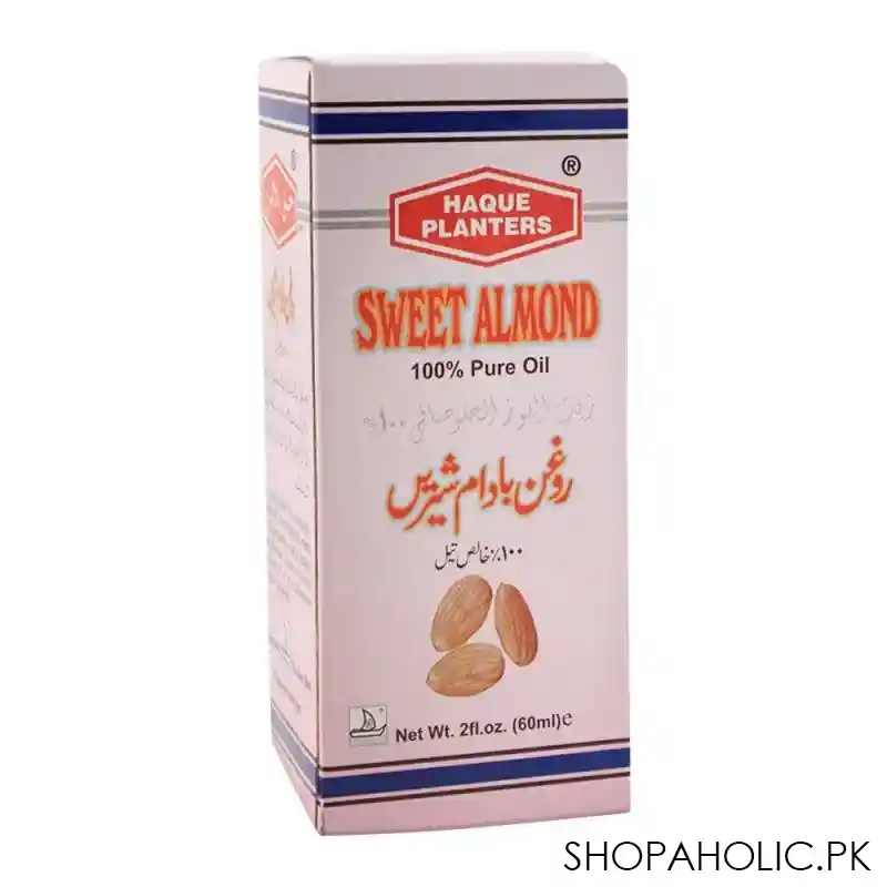 haque planters sweet almond oil, 60ml image2