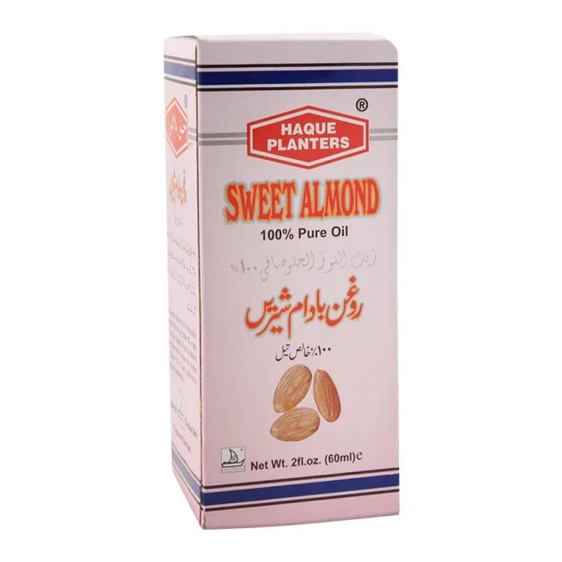 haque planters sweet almond oil, 60ml image2