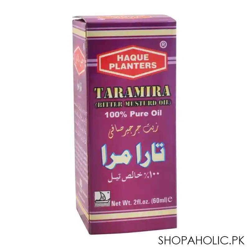 haque planters taramera, bitter musturd oil, 60ml image2