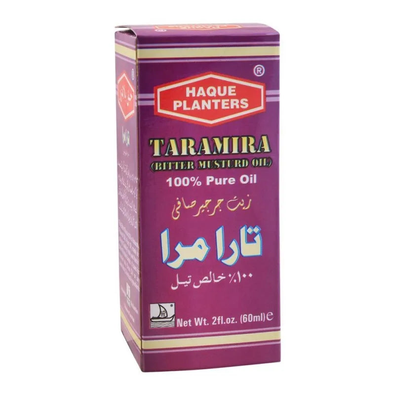 haque planters taramera, bitter musturd oil, 60ml image2