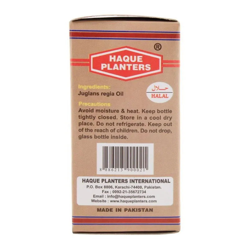 haque planters walnut oil, 30ml image4