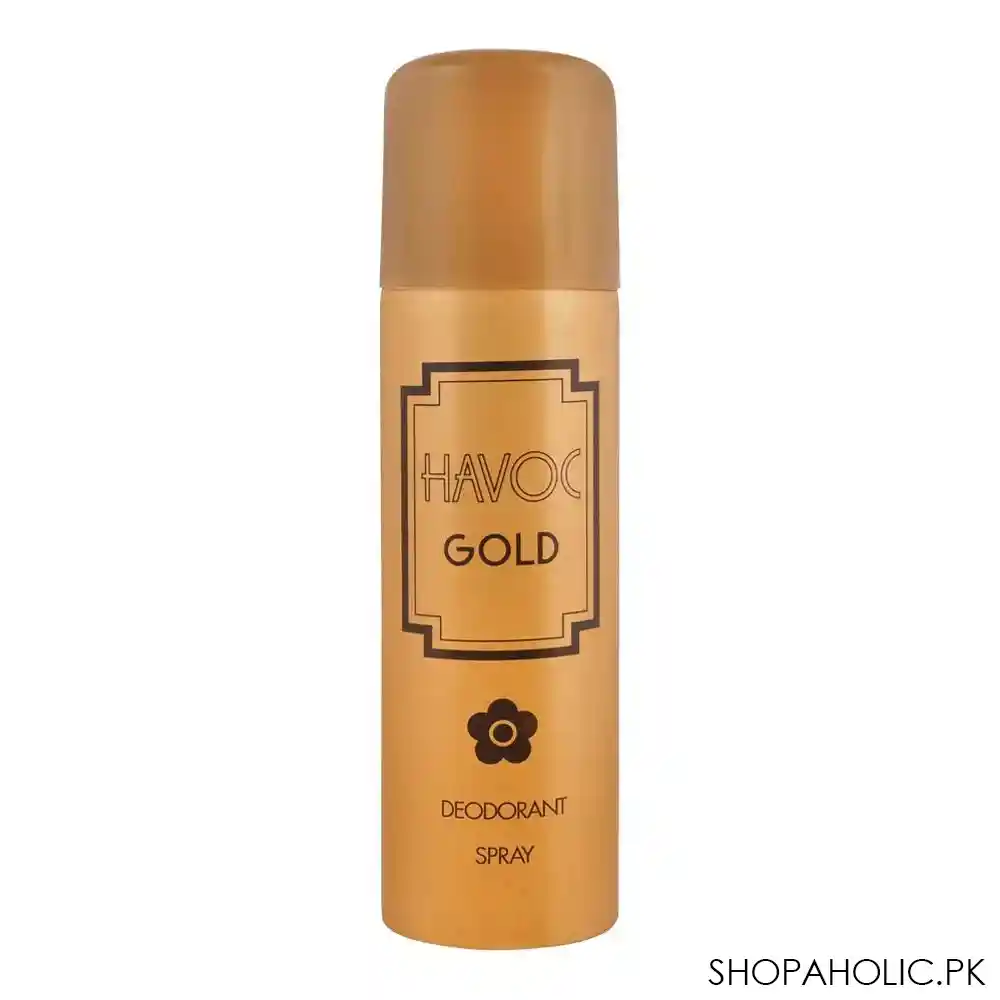 havoc gold deodorant spray, for men, 200ml main image