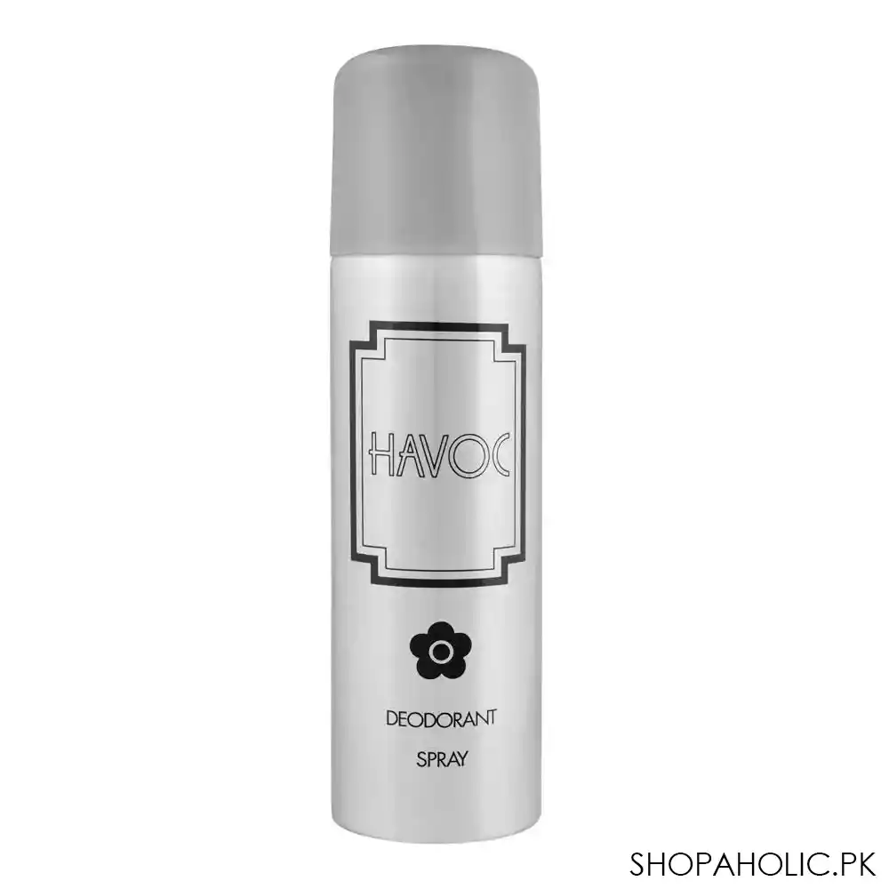 havoc silver deodorant spray, for men, 200ml main image