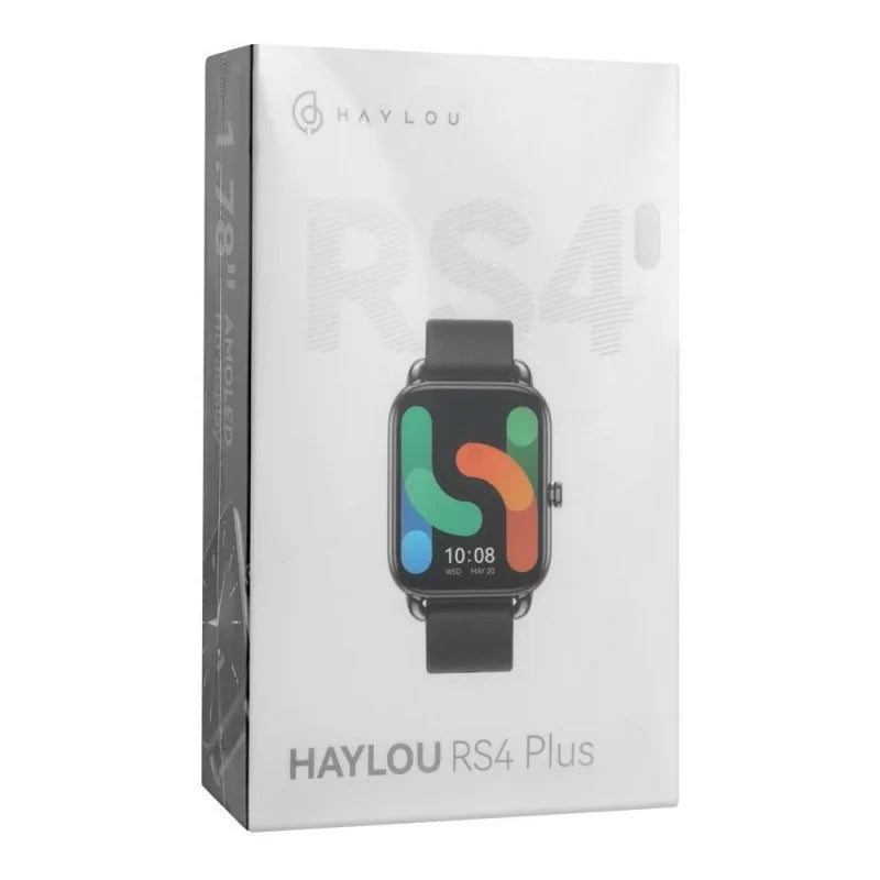 haylou men's haylou rs4 plus smart watch silver, ls11 image3