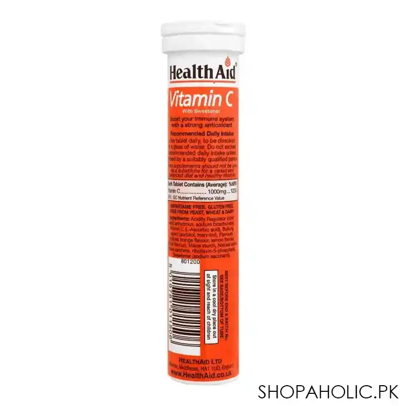 health aid orange vitamin c 1000mg, 20 tablets image2