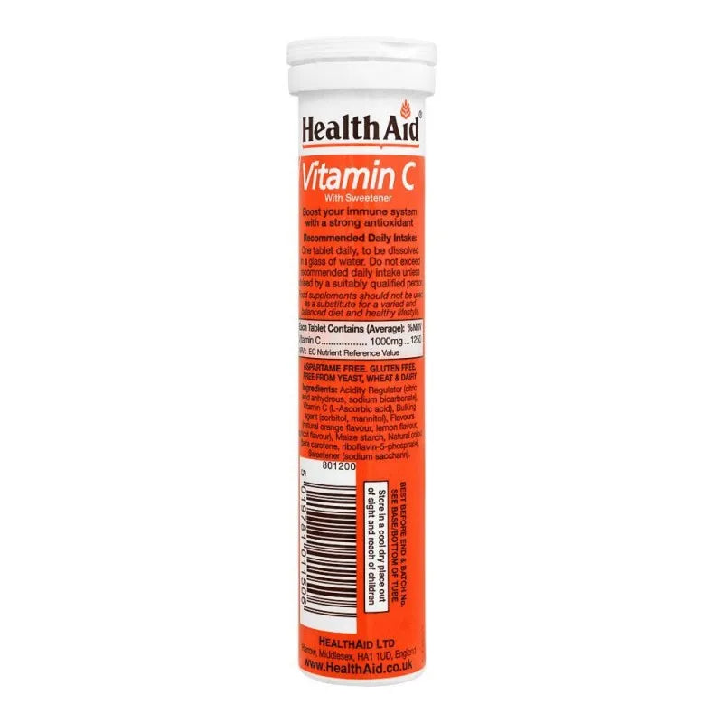 health aid orange vitamin c 1000mg, 20 tablets image2