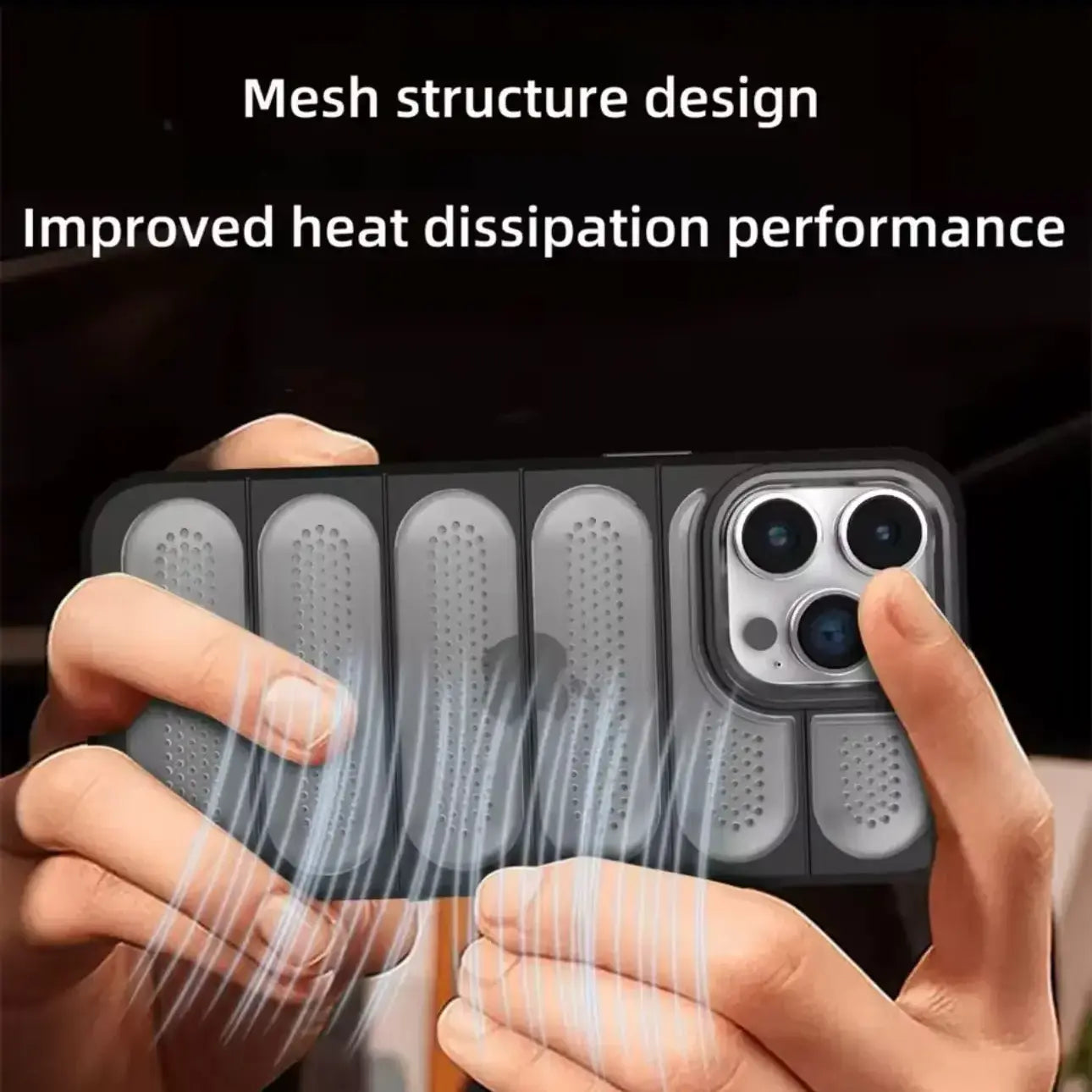 Heat Dissipation Breathable Hole iPhone Case Cover