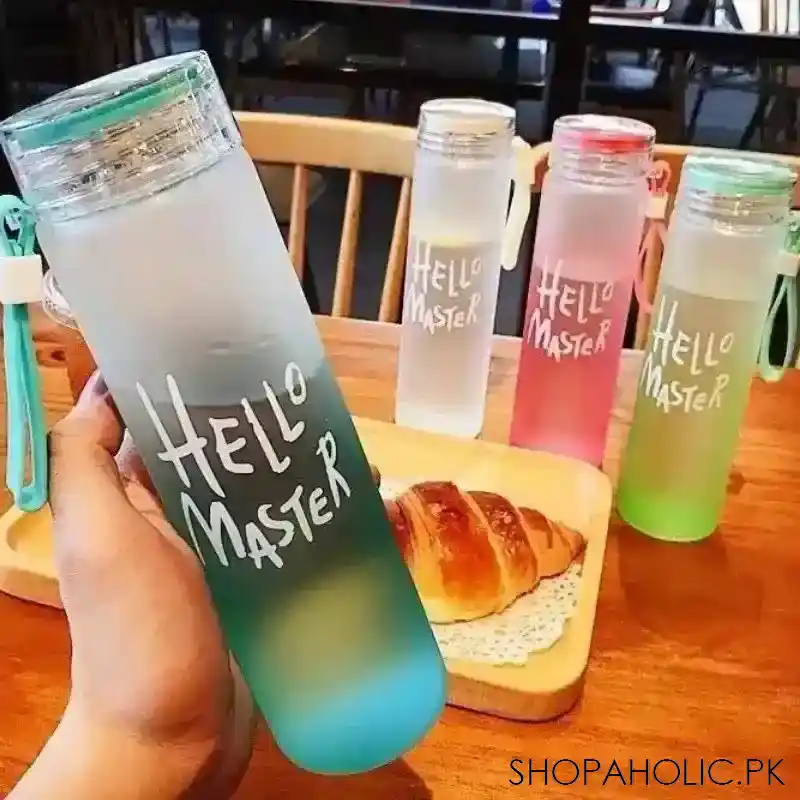 hello master water bottle main image