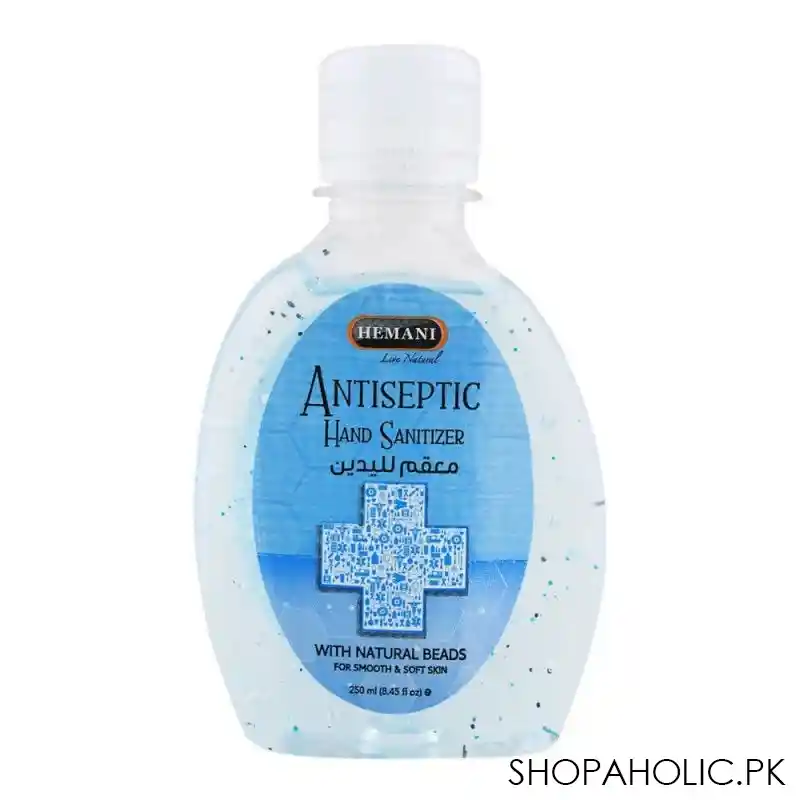 hemani antiseptic hand sanitizer, 250ml main image