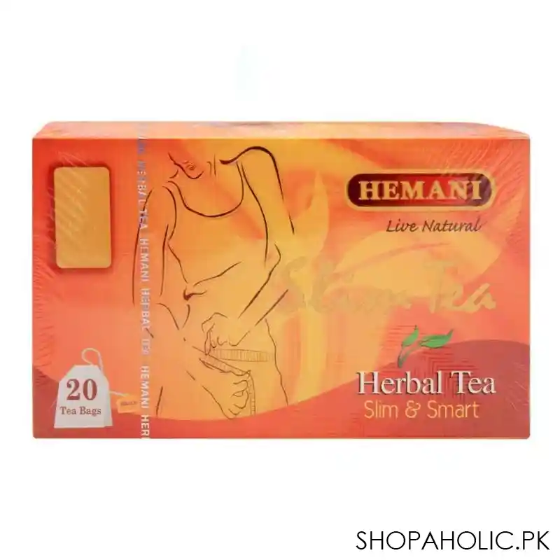 hemani slim & smart herbal tea bags, 20 pack main image