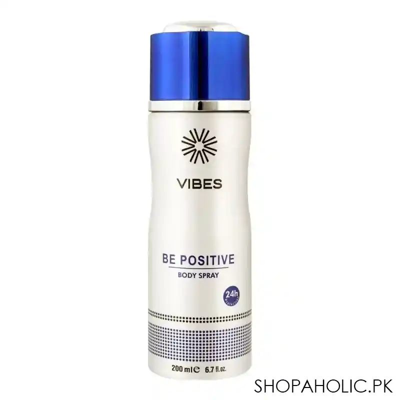 hemani vibes be positive body spray, 200ml main image