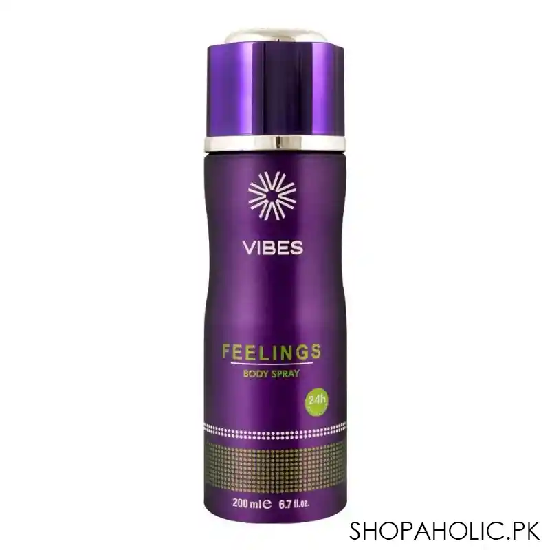 hemani vibes feelings body spray, 200ml main image