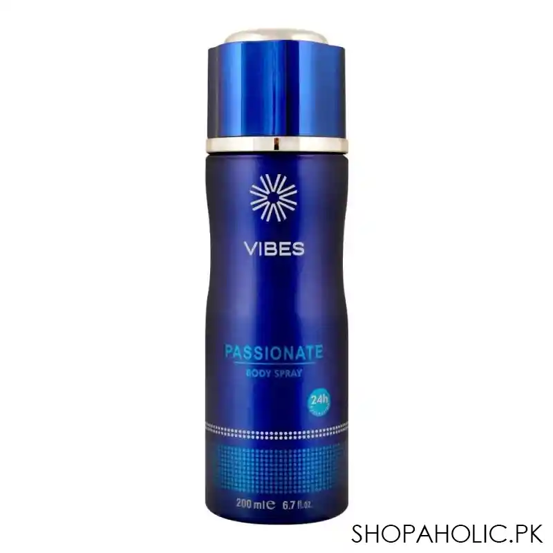 hemani vibes passionate body spray, 200ml main image