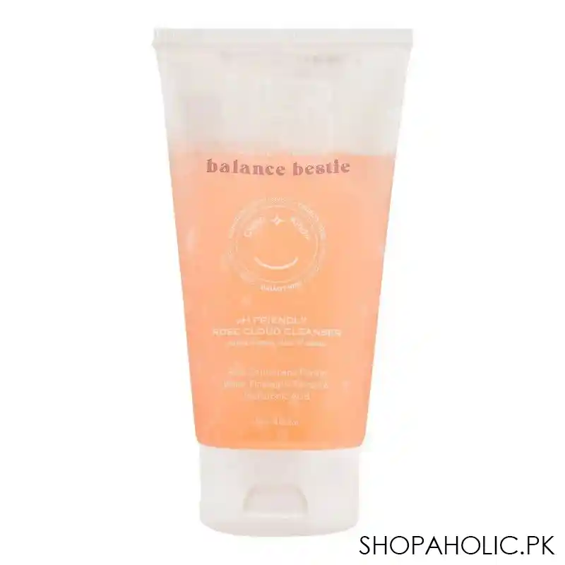 her beauty wake up rose up balance bestie ph friendly rose cloud cleanser, 150ml main image