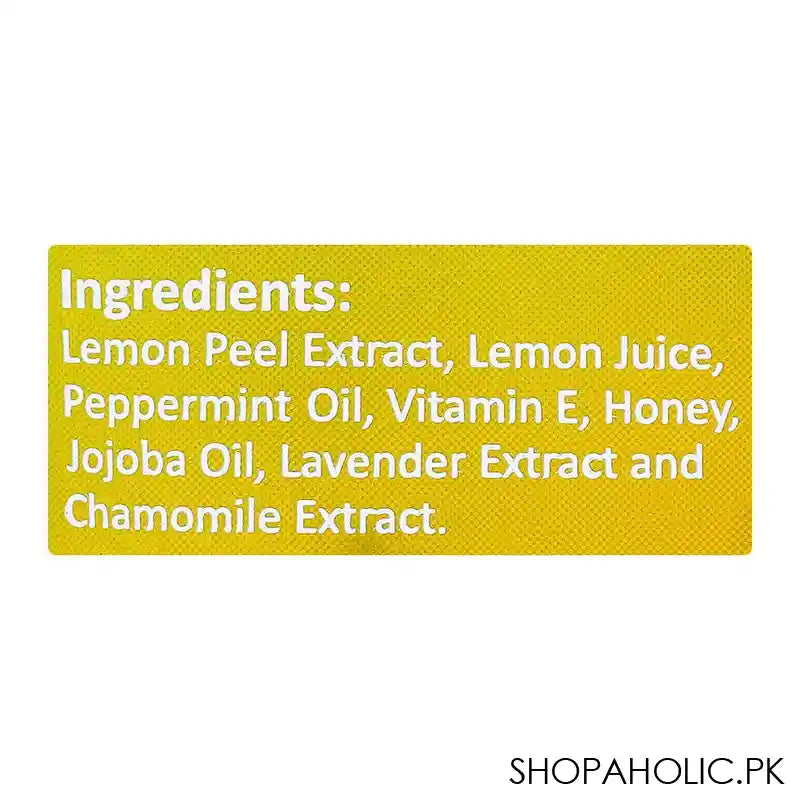 Herbion Lemon Exfoliating Face Wash With Peppermint Oil and Vitamin E, For Oily Skin, 100ml - Image 2