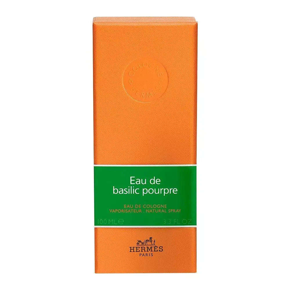 hermes basilic pourpre eau de cologne, for men & women, 100ml image3