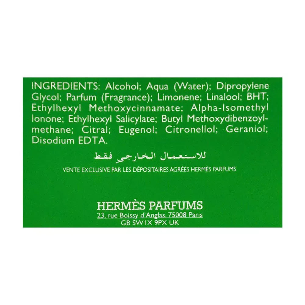 hermes basilic pourpre eau de cologne, for men & women, 100ml image4