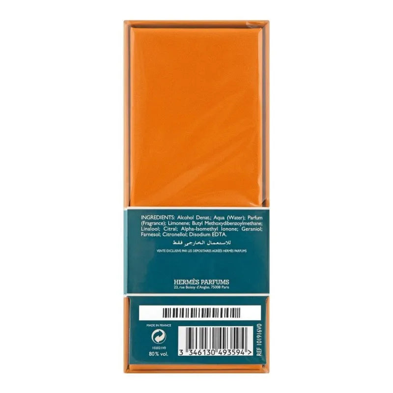 hermes eau d&#039; orange verte eau de cologne, for men & women, 100ml image2