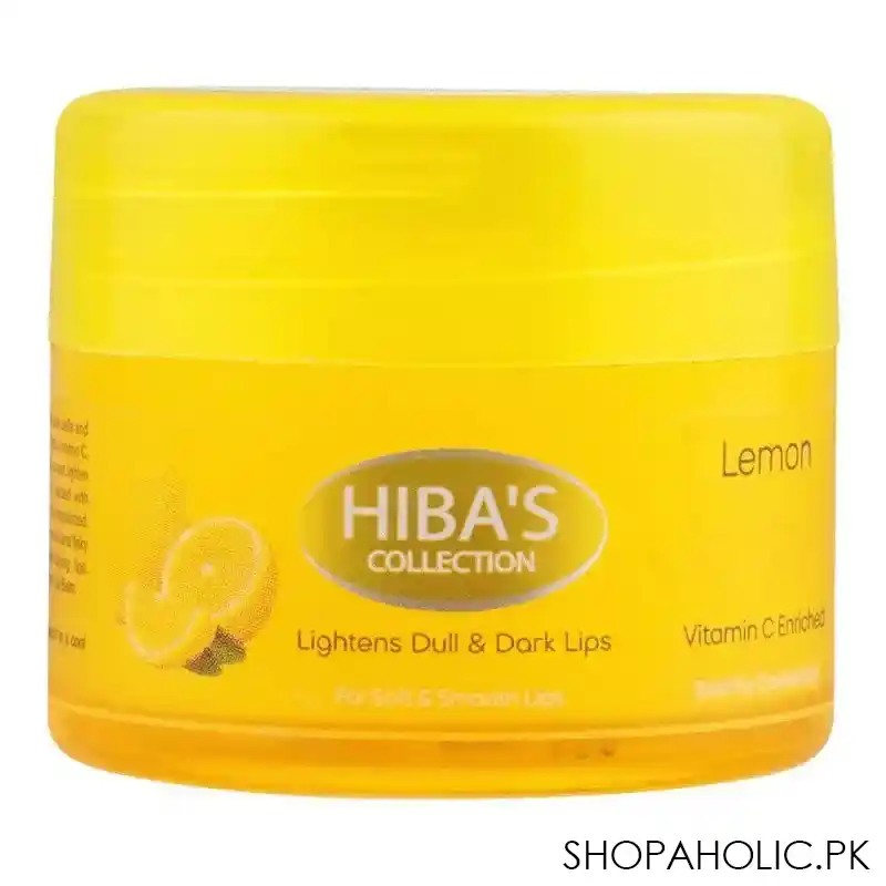 hiba pack lemon lip balm, best for cracked lips, 15ml main image