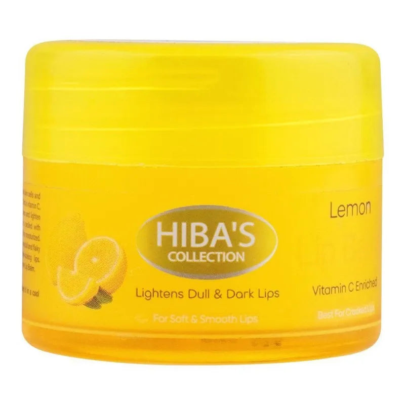 hiba pack lemon lip balm, best for cracked lips, 15ml main image