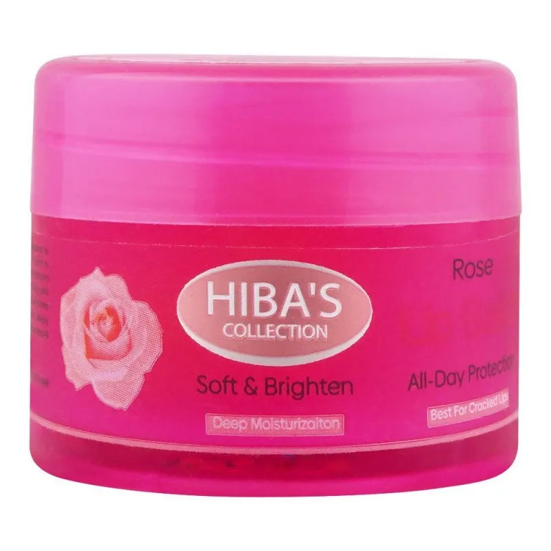 hiba pack rose lip balm, best for cracked lips, 15ml main image