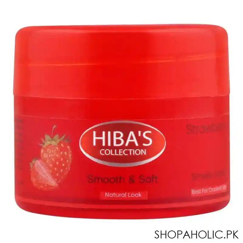 hiba pack strawberry lip balm, best for cracked lips, 15ml main image