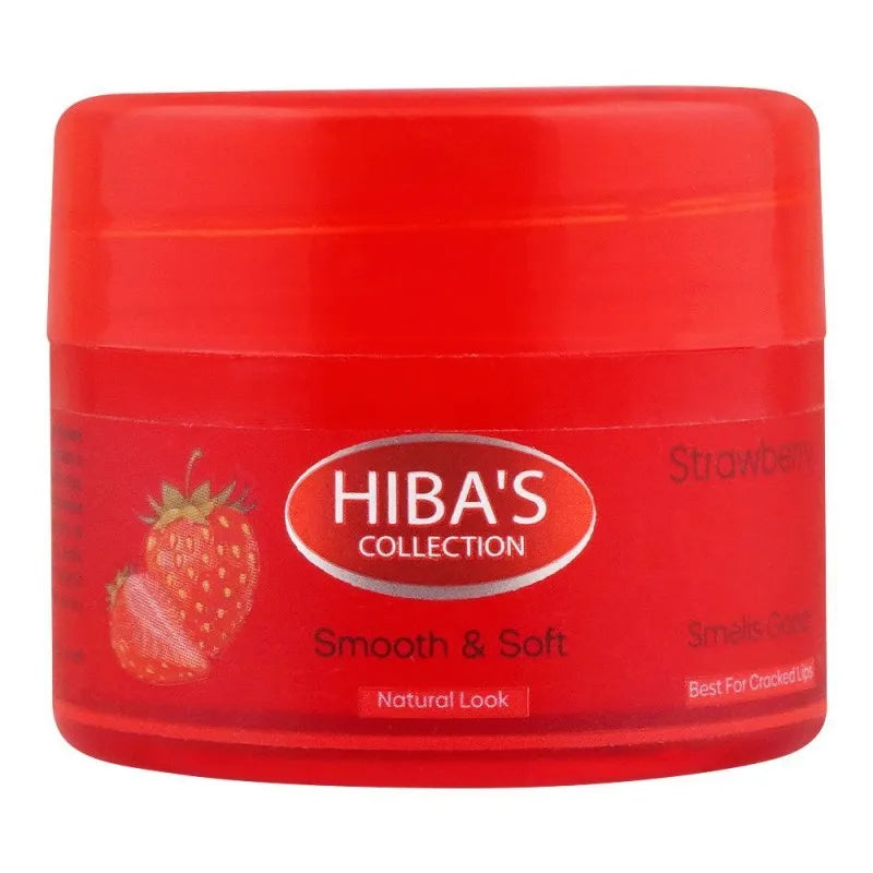 hiba pack strawberry lip balm, best for cracked lips, 15ml main image