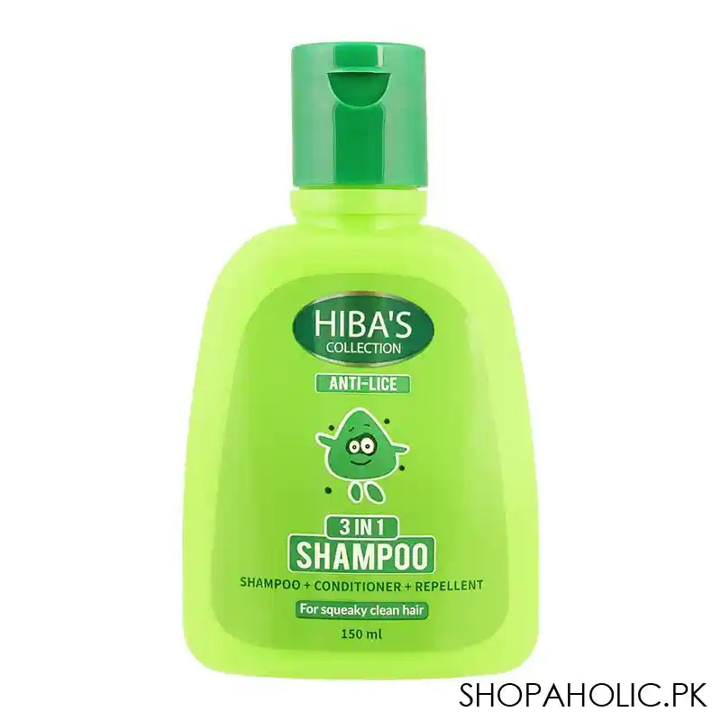 Hiba's Collection Anti Lice 3-in-1 Shampoo, 150ml - Main Image