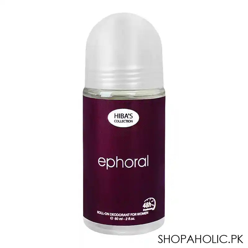 Hiba's Collection Ephoral Deodorant Roll On, For Women, 60ml - Main Image