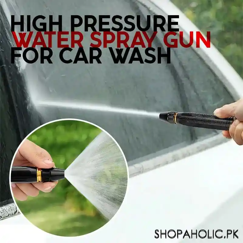 high pressure metal brass adjustable nozzle water spray gun for car wash and home gardening tool main image