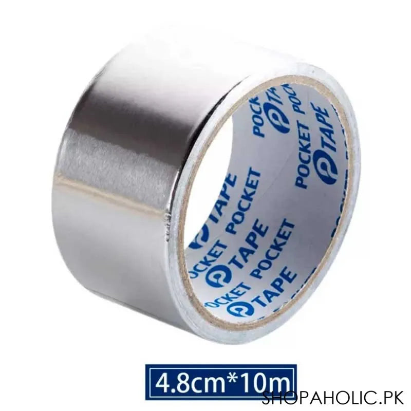 high temperature resistance waterproof and fireproof silver foil tape image2