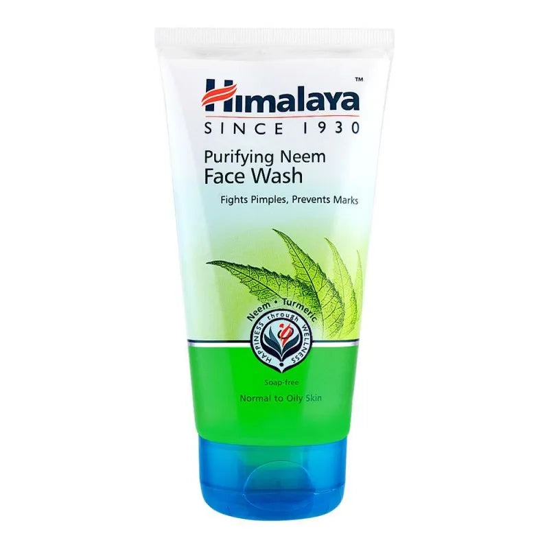 himalaya purifying neem face wash, soap free, normal to oily skin, 150ml main image