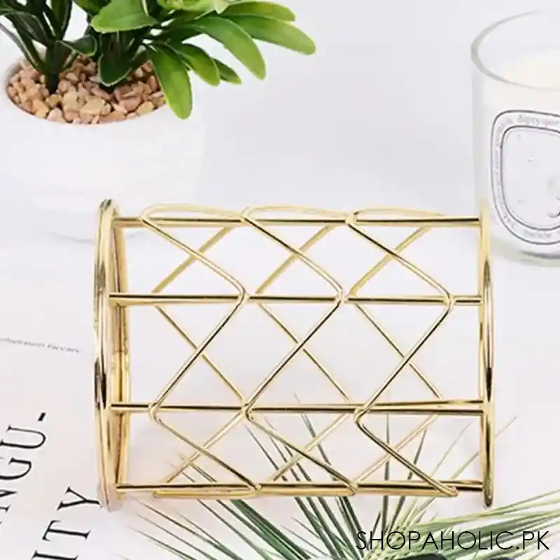 hollow out makeup brush holder image3