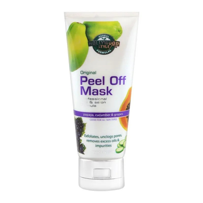 hollywood style original peel off mask, papaya, cucumber & grapes, 150ml main image