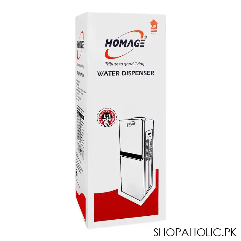 Homage Water Dispenser Glass Door, Blue, HWD-49432 - Image 2