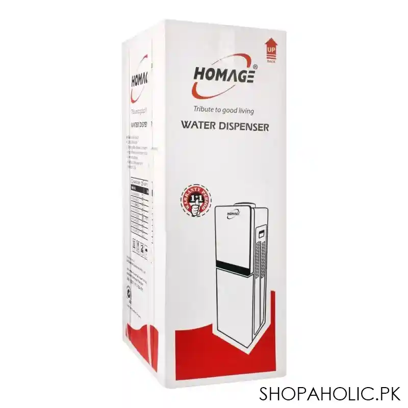 homage water dispenser, white, hwd 49332 image2