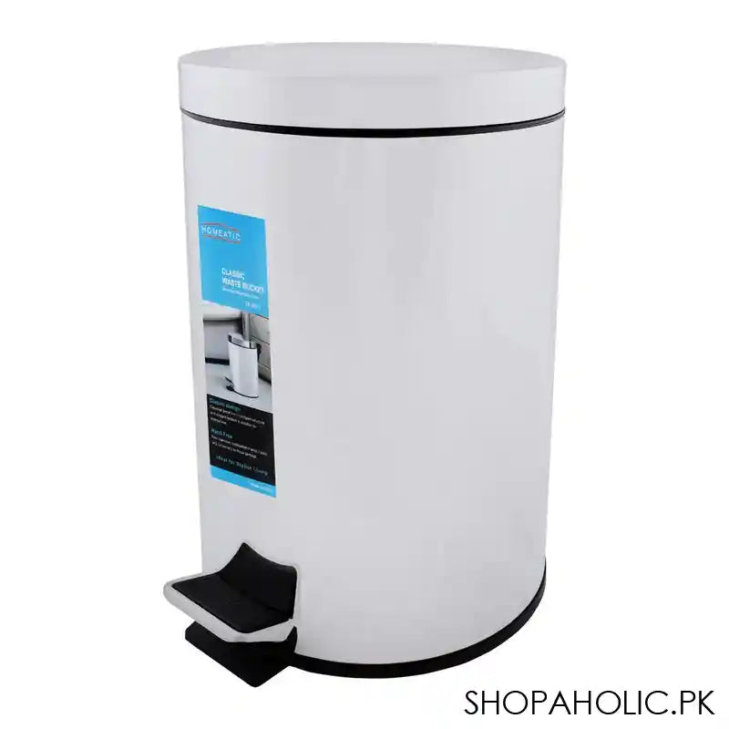 Homeatic Classic Steel Pedal Bin, 8 Liters, EK-9225-8 - Main Image