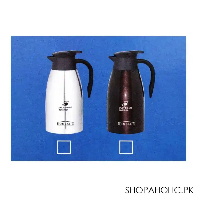 homeatic steel vacuum thermos, silver, 1.5l, kd 955 image6