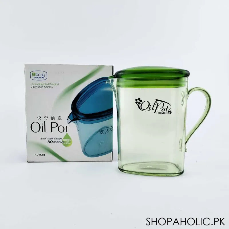 homio transparent oval oil pot 480ml image2