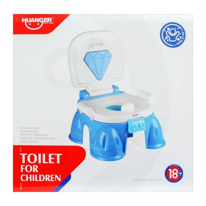 huanger toilet for children with music, blue, 18m+, he0806 image2