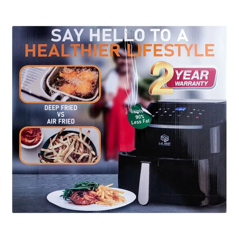 hube digital air fryer 7 liter, 1600w, hbaf01121 image2