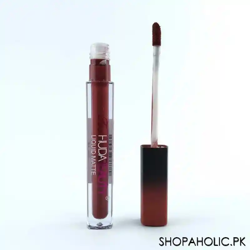 huda beauty liquid matte lip gloss image2