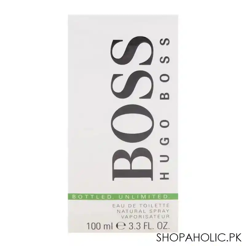 hugo boss bottled unlimited eau de toilette, 100ml image2