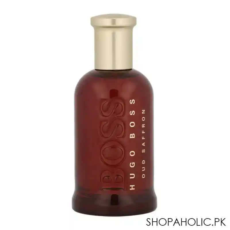 hugo boss oud saffron eau de parfum, fragrance for men, 100ml main image